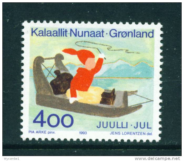 GREENLAND - 1993 Christmas 4k Unmounted Mint - Unused Stamps