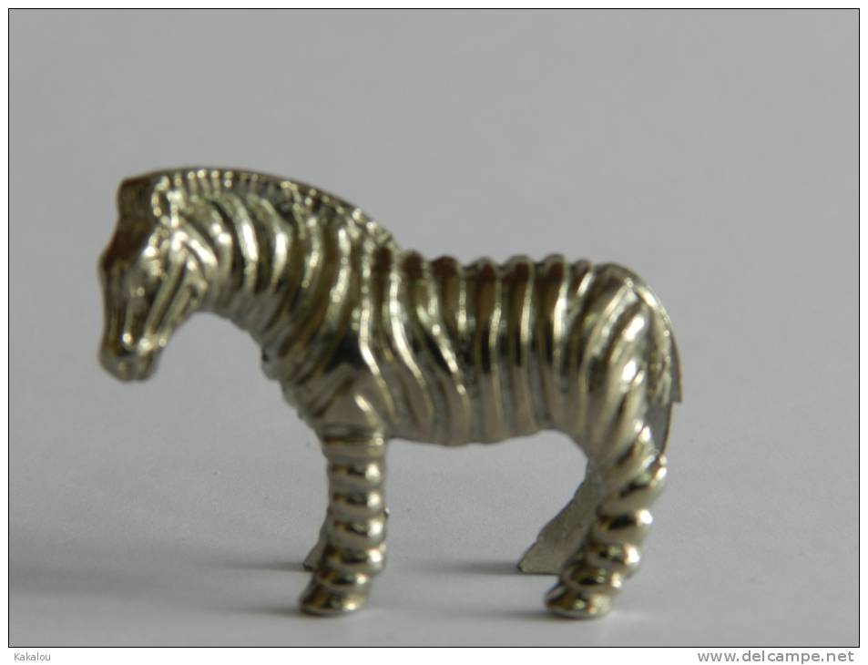 KINDER METAL  Animal Sauvage Zèbre - Figurines En Métal