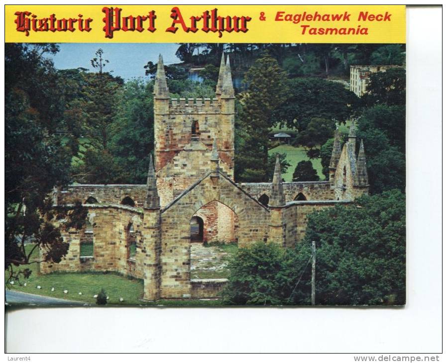 (14) Postcard View Folder - Depliant De Carte Postale - TAS - Historic Port Arthur - Port Arthur