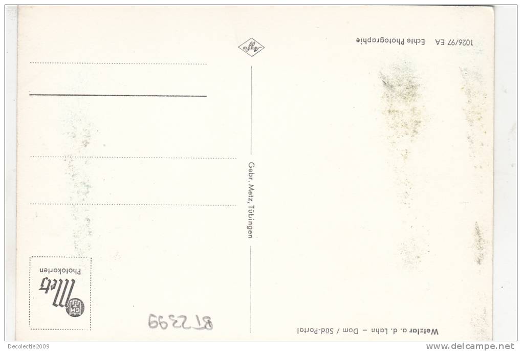 BT2399 Wetzlar A D Lahn Dom   2 Scans - Wetzlar