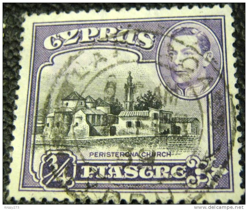 Cyprus 1938 Peristerona Church 0.75pi - Used - Cyprus (...-1960)