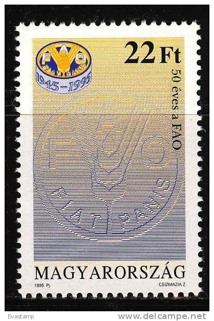 HUNGARY - 1995. FAO, 50th Anniversary   MNH!!! Mi:4340. - Nuevos