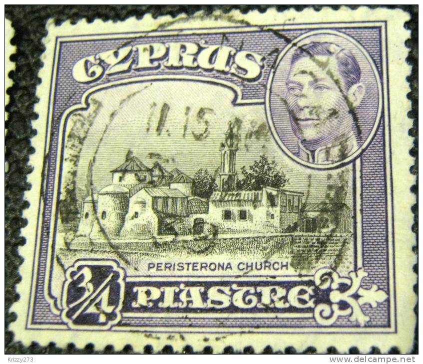 Cyprus 1938 Peristerona Church 0.75pi - Used - Cyprus (...-1960)