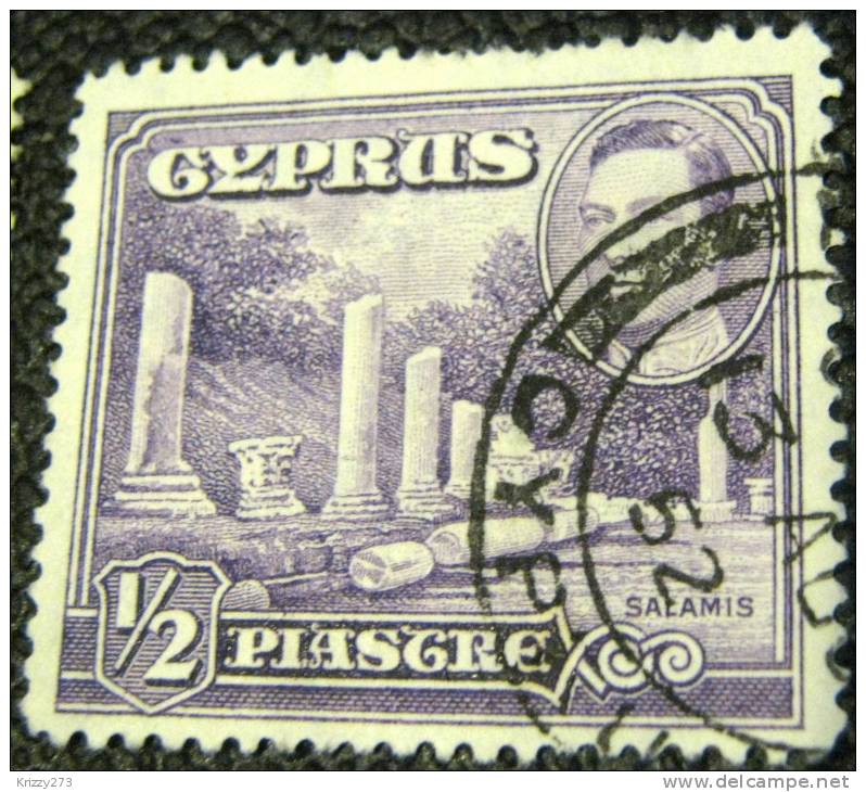 Cyprus 1938 Salamis 0.5pi - Used - Cyprus (...-1960)