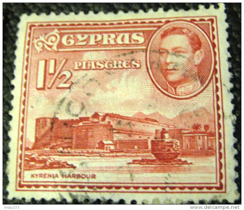 Cyprus 1938 Kyrenia Harbour 1.5pi - Used - Cyprus (...-1960)