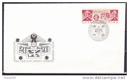 Tchécoslovaquie 1965 Mi 1590 (Yv 1455) Envelope Premier Jour, FDC - FDC