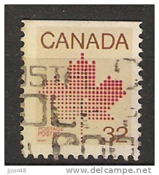 Canada  1982-83  Canadian Maple Leaf Emblem   (o) - Timbres Seuls