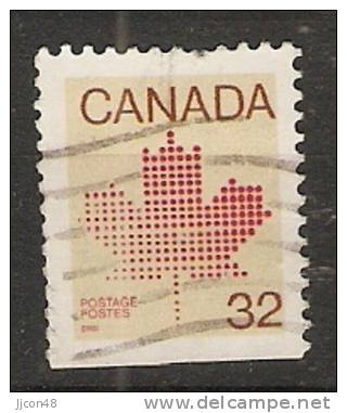 Canada  1982-83  Canadian Maple Leaf Emblem   (o) - Single Stamps