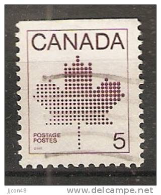 Canada  1982-83  Canadian Maple Leaf Emblem   (o) - Single Stamps