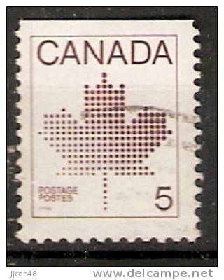 Canada  1982-83  Canadian Maple Leaf Emblem   (o) - Single Stamps