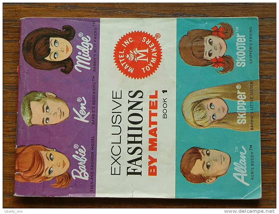 EXCLUSIVE FASHIONS By MATTEL - LIVRET PUBLICITAIRE MATTEL 1964 - BOOK 1 ( RARE A Trouver ) / Zie Foto's Voor Détail ! - Barbie