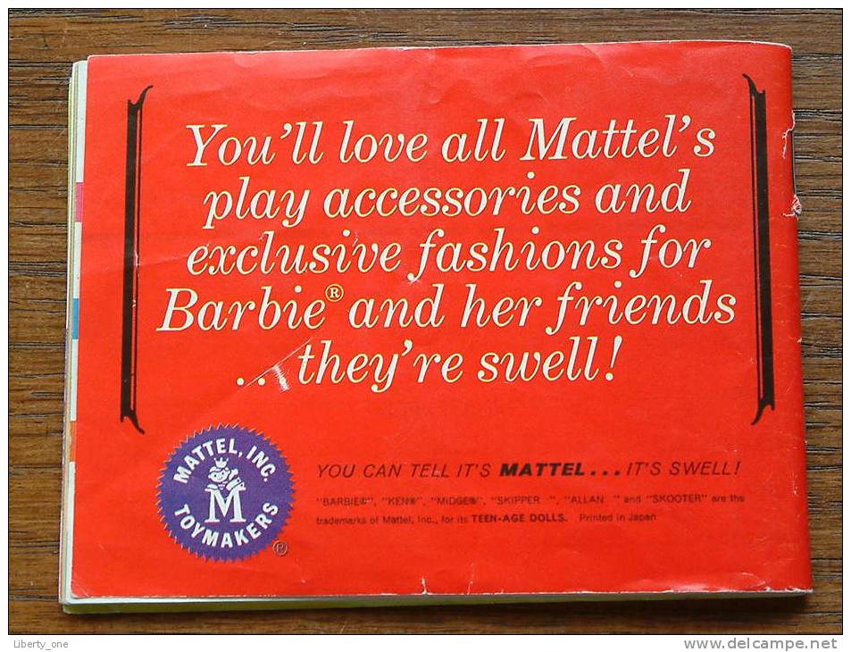 EXCLUSIVE FASHIONS By MATTEL - LIVRET PUBLICITAIRE MATTEL 1964 - BOOK 1 ( RARE A Trouver ) / Zie Foto's Voor Détail ! - Barbie