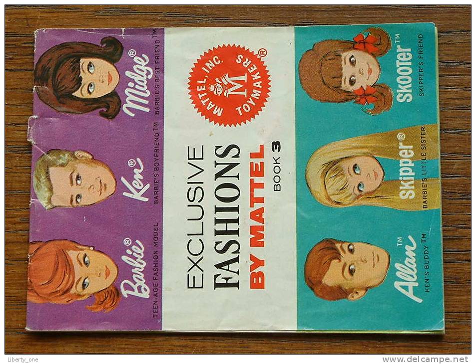 EXCLUSIVE FASHIONS By MATTEL - LIVRET PUBLICITAIRE MATTEL 1964 - BOOK 3 ( RARE A Trouver ) / Zie Foto´s Voor Détail ! - Barbie