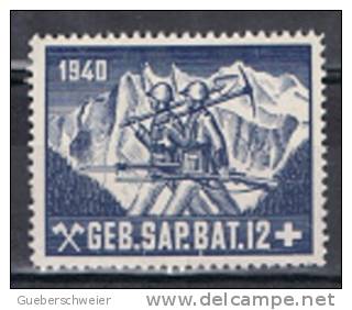 FP 235 - FELDPOST Sappeure / Sappeurs GEB. SAP. BAT. 12  Sur Carte Postale Militaire Et Vignette Neuve - Documents