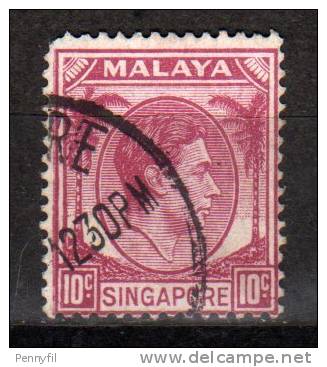 SINGAPORE - 1948/52 YT 9 (A) USED - Singapore (...-1959)