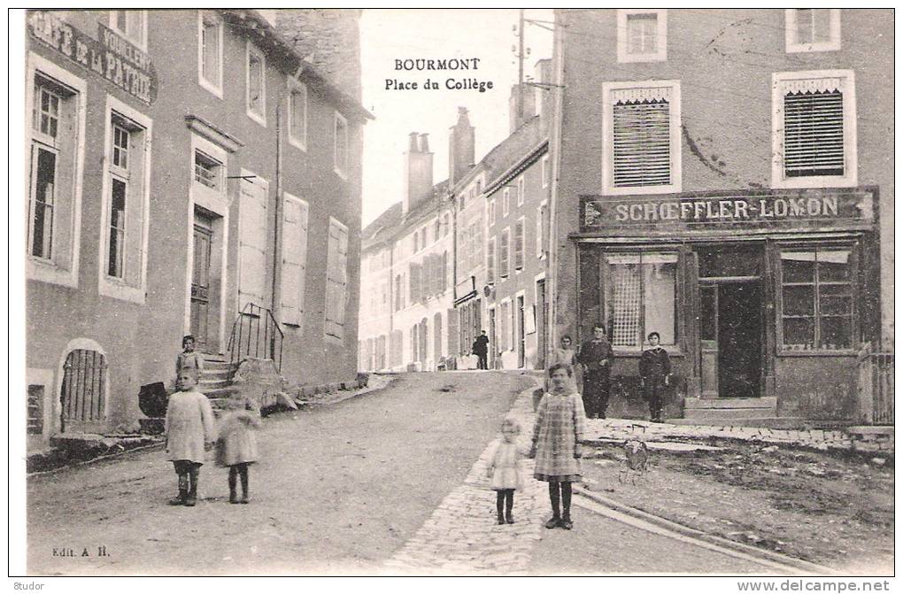 Bourmont,café De La Patrie,place Du Collège. - Sonstige & Ohne Zuordnung