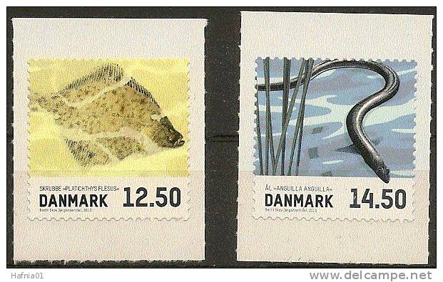 Denmark 2013. Fish. 2 Stamps MNH. - Unused Stamps