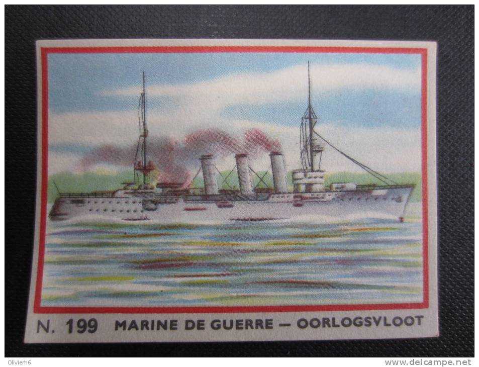 CHROMO Chocolat JACQUES (M33) MARINE DE GUERRE OORLOGSVLOOT (2 Vues) N° 199 Croiseur Allemand "KOENIGSBERG" - Jacques