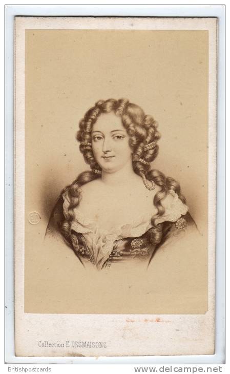 CDV - Françoise-Athénaïs, Marquise De Montespan By E. Desmaisons -  Monarques De France - Anciennes (Av. 1900)