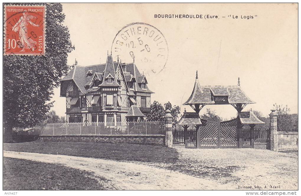 CPA - 27 - BOURTHEROULDE - Le Logis - Bourgtheroulde