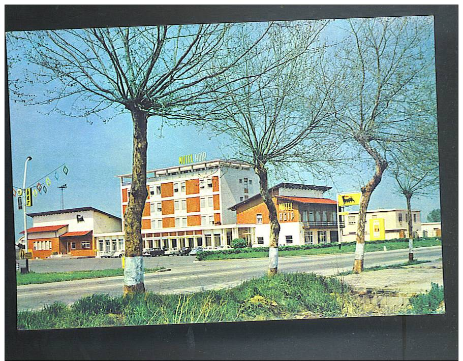 LIVORNO Motel AGIP Con Benzina  Cartolina  NON  Viaggiata  1966 - Livorno