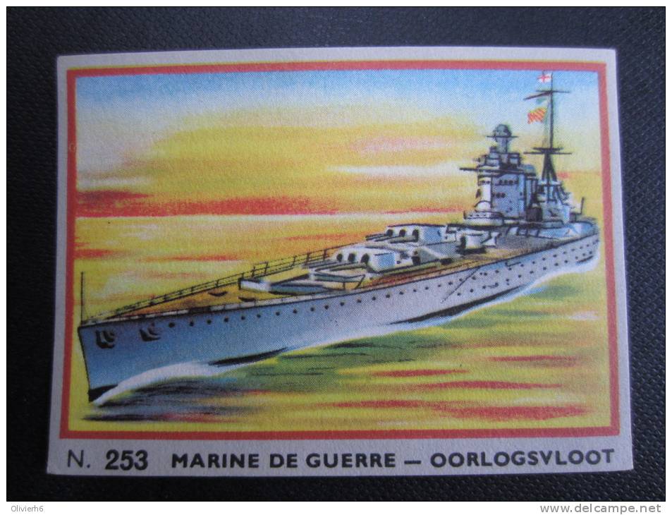 CHROMO Chocolat JACQUES (M33) MARINE DE GUERRE OORLOGSVLOOT (2 Vues) N° 253 Le "NELSON" Bateau-Amiral De La Home-Fleet A - Jacques