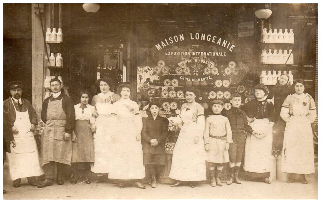 Carte-Photo : Maison Longeanie - Magasins