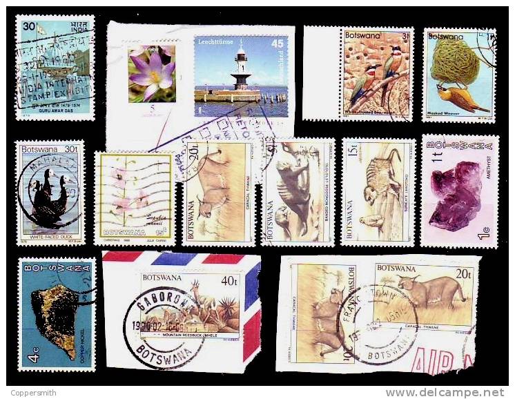 (1003) Small Lot / Collection  Incl Botswana  Used / Obliterees - Botswana (1966-...)