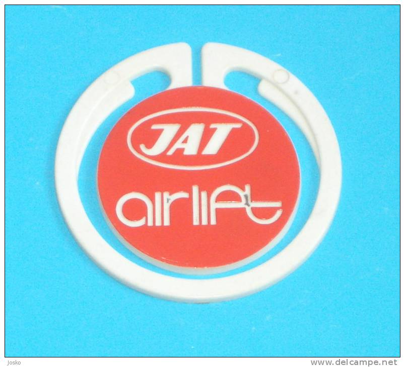 JAT  - Jugoslav National Airlines Company ( Vintage Badge ) Plane Avion Aviation Pin - Andere & Zonder Classificatie