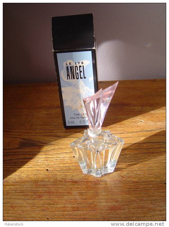 Miniature De Parfum "MUGLER ANGEL" Le Lys. - Miniatures Femmes (avec Boite)