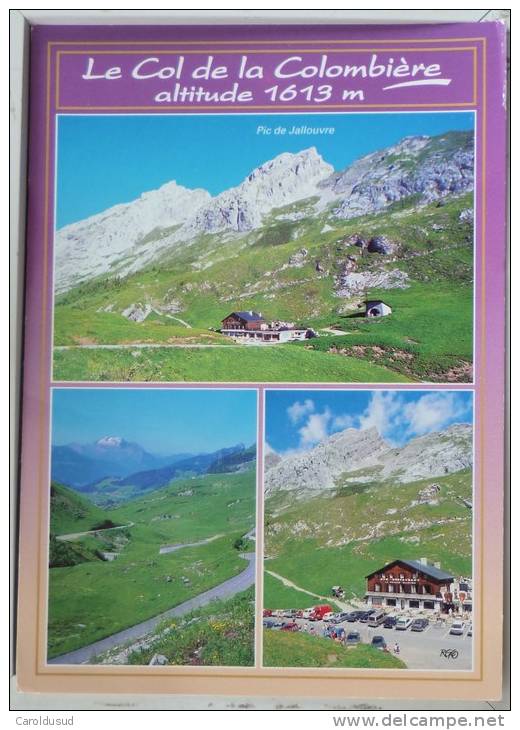 Cp Col Colombiere Multi Vues Aravis Chinaillon Bornand Chalet POINTE BLANCHE Voyagé 1997 Flamme Scionzier INDUSTRIALITE - Scionzier