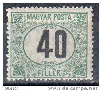 Hungary 1920, Postage Due,  Mi.56 - MNH - Nuevos