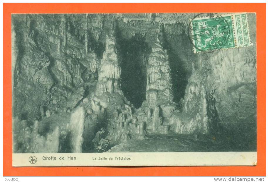 Belgique -  Grotte De Han  "  La Salle Du Precipice  " - Autres & Non Classés