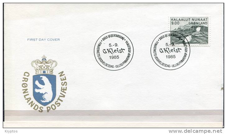 Greenland 1982-85. 5 FDCs - FDC