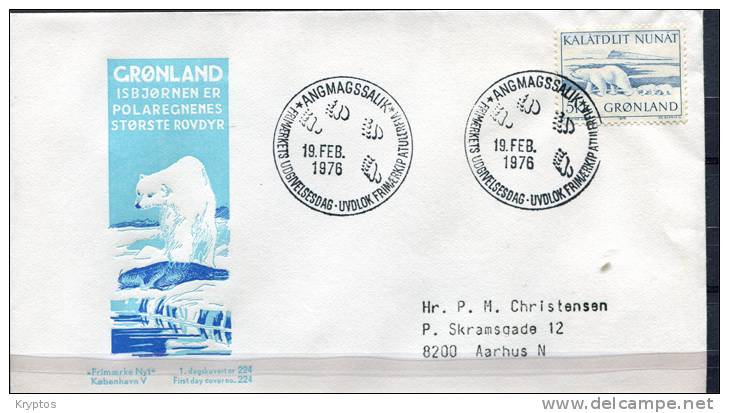 Greenland 1976-83. 6 FDCs - FDC