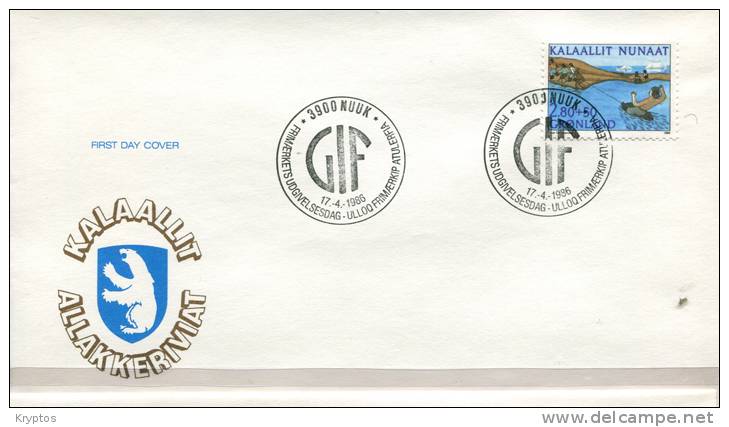 Greenland 1986-87. 5 FDCs - FDC