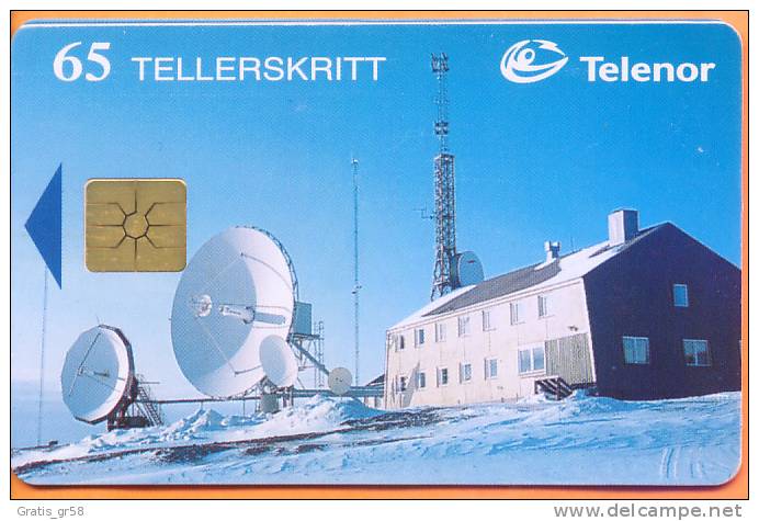 SVALBARD - N-075 Isfjord Radio Arctic, Misprint On Top, 1996, Used - Svalbard