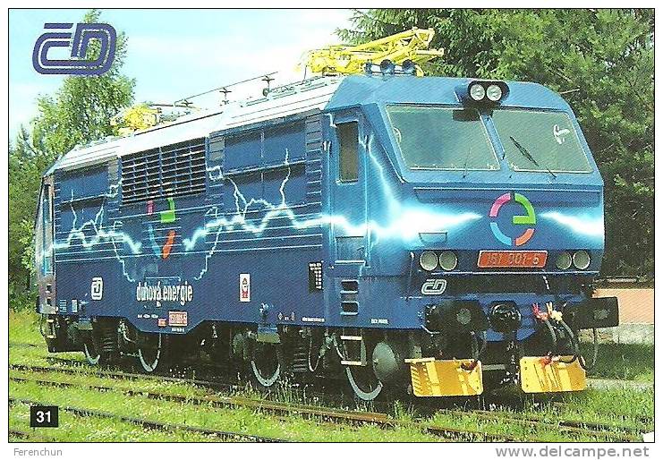 RAIL * RAILWAY * RAILROAD * TRAIN * LOCOMOTIVE * CZECH RAILWAYS * CALENDAR * CD 31 CS * Czech Republic - Tamaño Pequeño : 2001-...