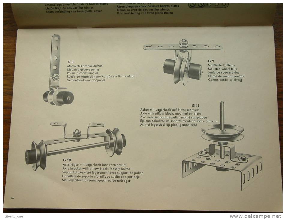 CONSTRUCTION Metalbaukästen V/4/59 - Ag 47/78/71 ( 56 Pag. / Zie Foto´s Voor Details ) !! - Oud Speelgoed