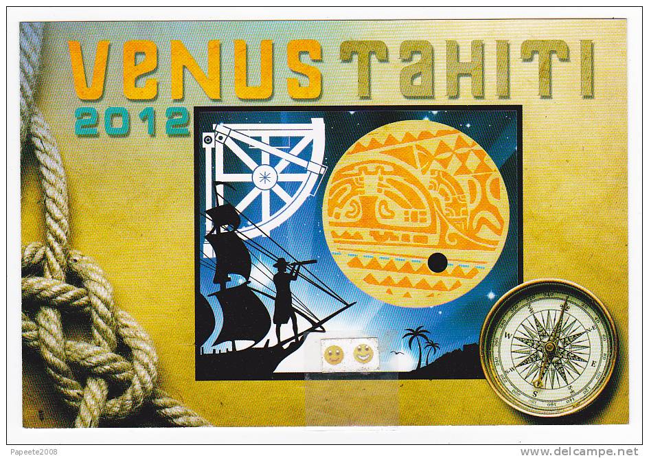 Polynésie Française / Tahiti - Carte Postale Prétimbrée à Poster Entier / 05 Juin 2012 - "Vénus à Tahiti" - Ungebraucht