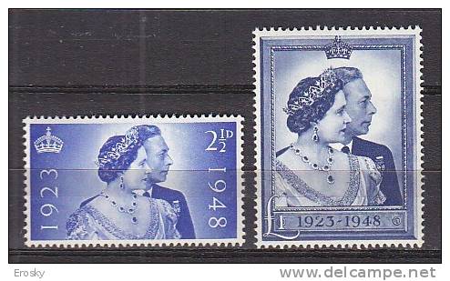 P1961 - GRANDE BRETAGNE Yv N°237/38 ** - Unused Stamps