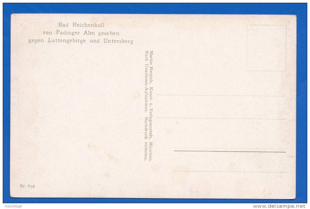 Deutschland; Bad Reichenhall; Vom Padinger Alm Gesehen - Bad Reichenhall