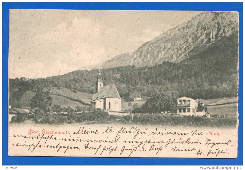 Deutschland; Bad Reichenhall; Nonn; Rückseite Listsee; 1899 - Bad Reichenhall