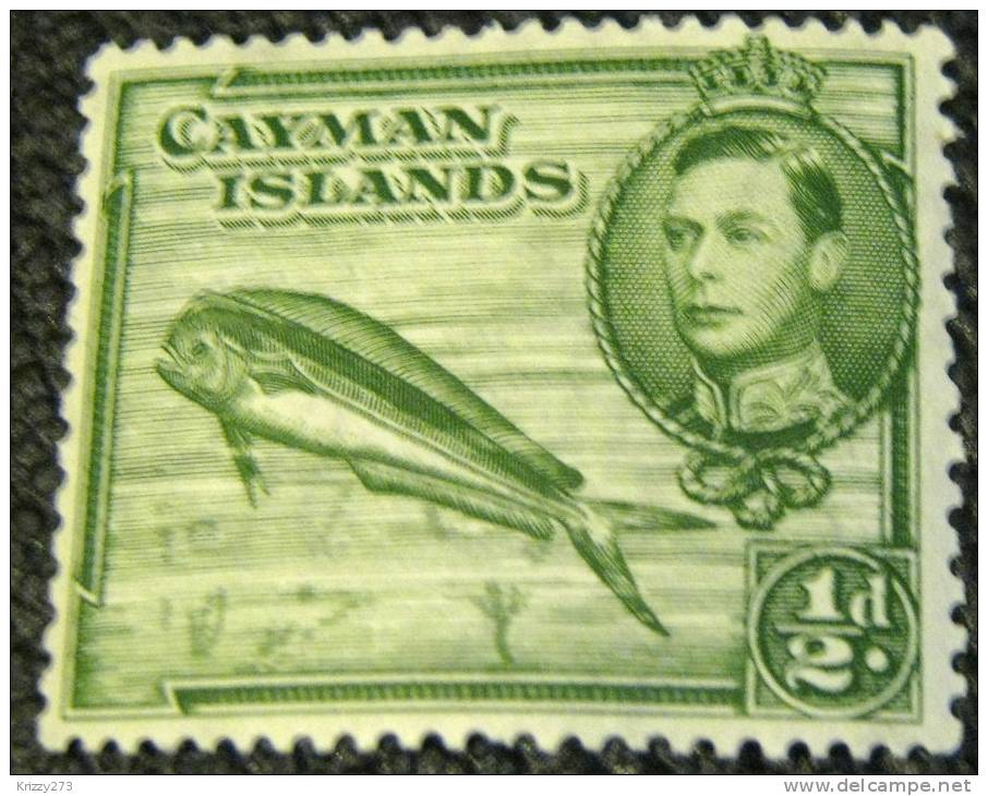Cayman Islands 1938 Carribbean Dolphin 0.5d - Mint - Caimán (Islas)