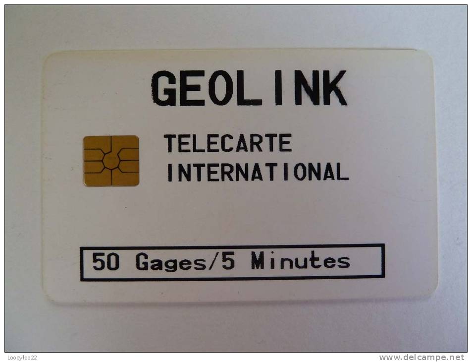 FRANCE - Geolink - Used On Ship - 5 MInutes - RARE - Telefoonkaarten Voor Particulieren
