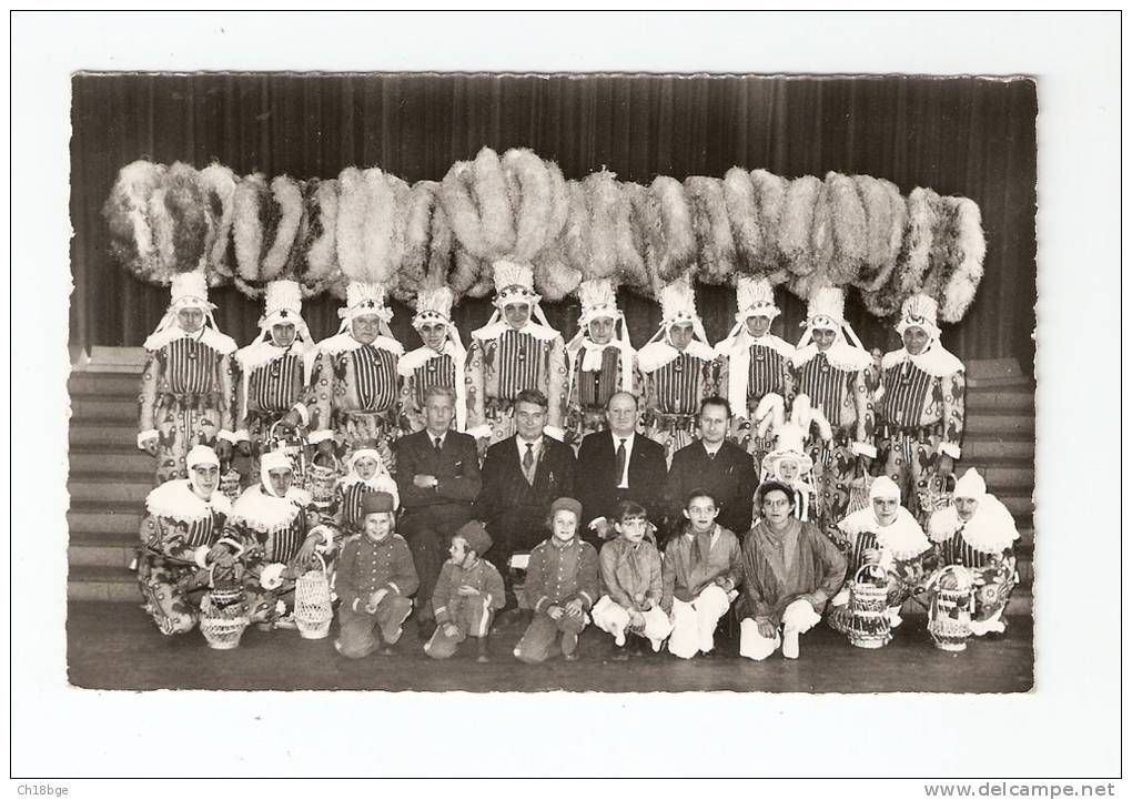 CPA : 62 - Pas De Calais - Liévin : Les Gilles De Lievin 1958 : Gilles Adultes Et Enfants - Encadrement ... - Lievin