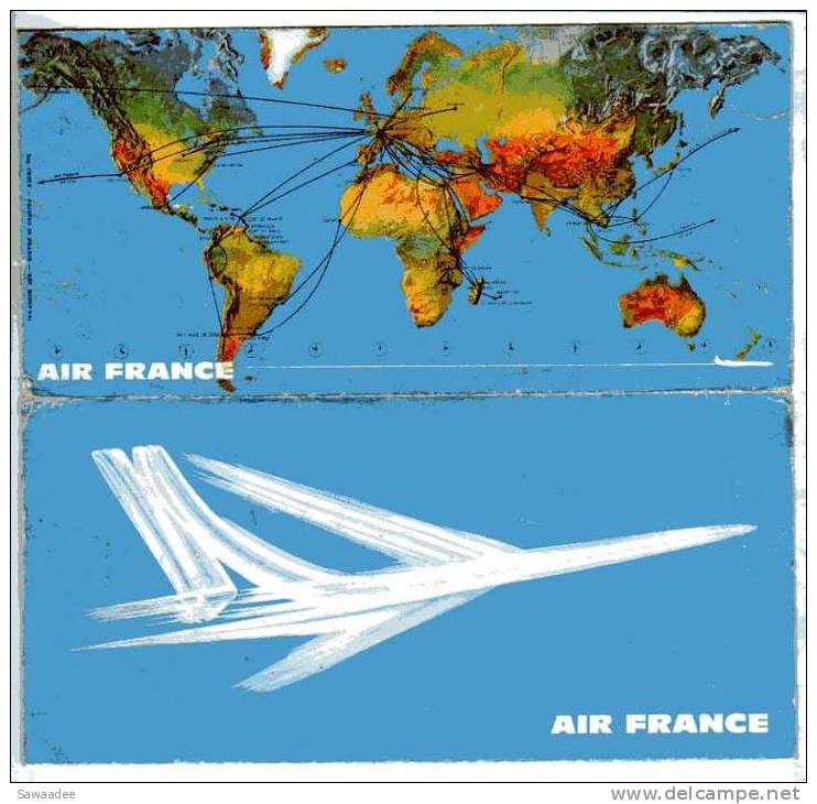 TICKET DE TRANSPORT - AVIATION - AIR FRANCE / ROYAL AIR CAMBODGE - ETIQUETTE BAGAGE - CARTE D´EMBARQUEMENT - ANNE 60 - World