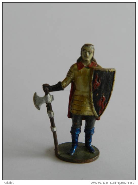 KINDER METAL Sodat Du XlV XVl Chevalier - Figurines En Métal