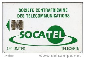 @+ RCA - SOCATEL 120U - Verso Tarifs Réduits - Central African Republic