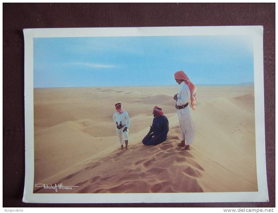 SUD ARABIE / RUB AL KHALI DESERT/ BELLE CARTE PHOTO ANIMEE DE TCHEKOF MINOSA - Arabie Saoudite